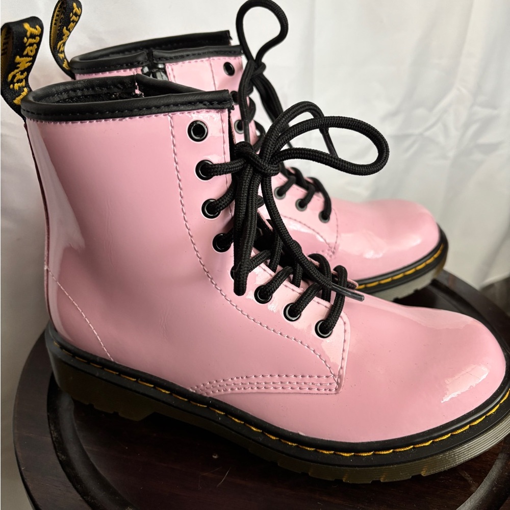 Dr. Martens Youth Patent Leather Boots